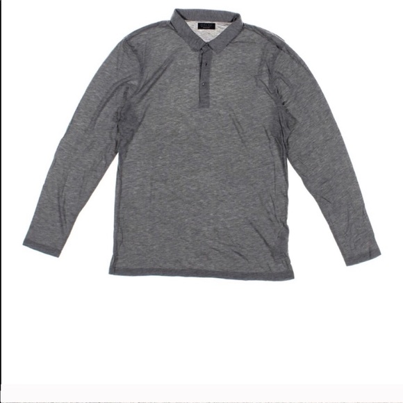 zara long sleeve polo